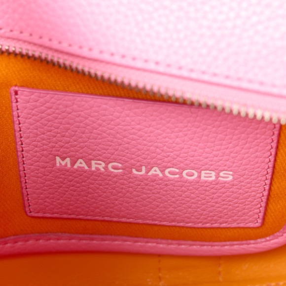 MARC JACOBS CANDY PINK SMALL LEATHER THE TOTE BAG ** NWT ** - Picture 6 of 7